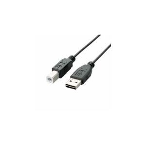 エレコム(ELECOM) USB2.0ケーブル/リバーシブルコネクタ/A-Bタイプ/ノーマル/3m/ブラック U2C-DB30BK