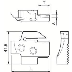 京セラ KYOCERA 京セラ KGDFR-150-4C-C 溝入れ用ホルダ 1本 メーカー