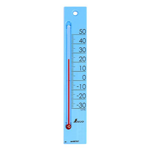 シンワ測定 SHINWA シンワ測定 48797 温度計 プチサーモ スクエア たて 20cm ブルー