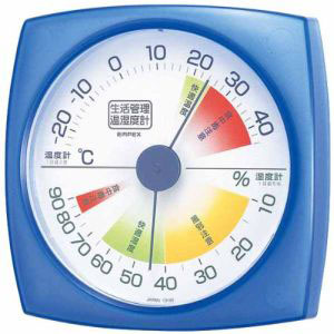 エンペックス EMPEX エンペックス TM-2436 生活管理 温度 湿度計 クリアブルー
