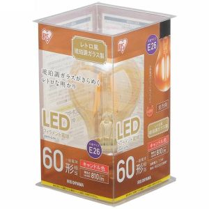 アイリスオーヤマ IRIS LEDフィラメント電球 レトロ球 E26 60形相当 LDA7C-G-FK