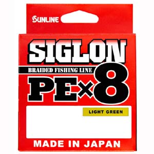 サンライン SUNLINE サンライン シグロン PE×8 ライトグリーン 150m 0.3号