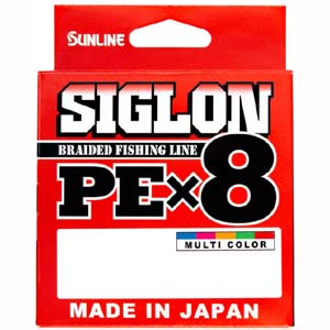 サンライン SUNLINE サンライン シグロン PE×8 マルチカラー 150m 1.2号
