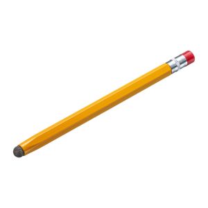 サンワサプライ SANWA SUPPLY サンワサプライ PDA-PEN51D 導電繊維タッチペン オレンジ 鉛筆型