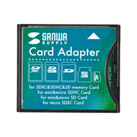 サンワサプライ SANWA SUPPLY SDXC用CF変換アダプタ ADR-SDCF2