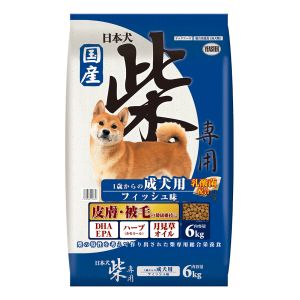 イースター イースター 日本犬 柴専用 1歳からの成犬用 フィッシュ味 6kg 334830