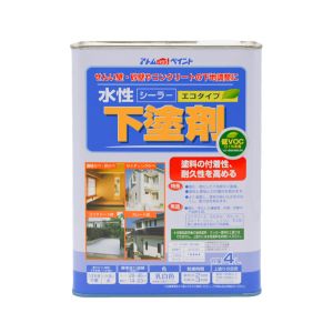 アトムペイント アトムペイント 水性下塗剤エコ 4L