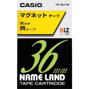 カシオ CASIO カシオ XR-36JYW ネームランド用マグネットテ―プ 36mm