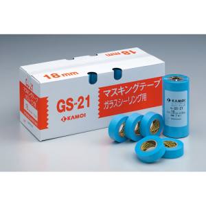カモ井加工紙 KAMOI カモ井 PC-201 GS-21 シーリングテープ 18ミリ 7P