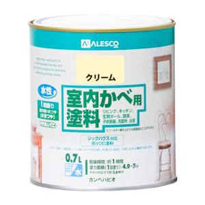 カンペハピオ KANSAI カンペハピオ 室内かべ用塗料 クリーム 0.7L