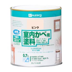 カンペハピオ KANSAI カンペハピオ 室内かべ用塗料 ピンク 0.7L