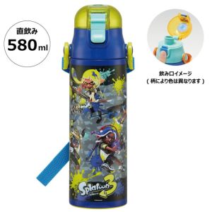 スケーター SKATER スケーター スプラトゥーン3 超軽量ダイレクトステンレスボトル 580ml SDC6N