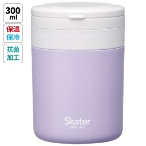 スケーター SKATER スケーター ライラックグレー 折りたたみハンドル付ランチスープポット LJFO3AG