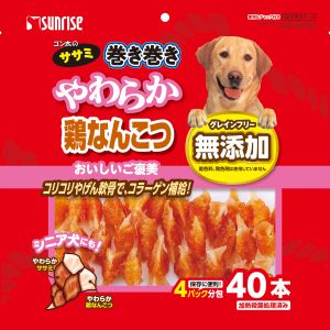 マルカン MG マルカン ゴン太の ササミ巻き巻き やわらか鶏なんこつ40本 2366370