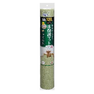 サンコー SANKO サンコー おくだけ吸着 ペット用床保護マット 60×120cm グリーン