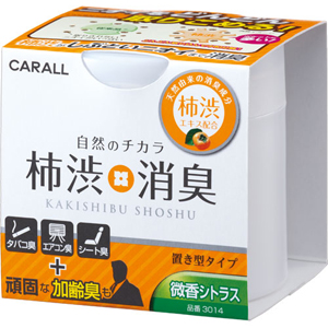 カーオール CARALL カーオール 3014 柿渋消臭 置き型 微香シトラス