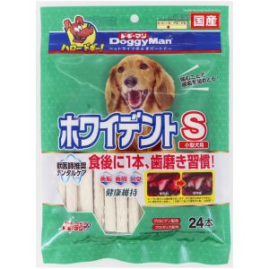 ドギーマンハヤシ DoggyMan ドギーマン ホワイデントスティック S 超徳用 24本