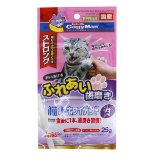 ドギーマンハヤシ DoggyMan ドギーマン キャティーマン 猫ちゃんホワイデント ストロング ツナ味 25g 猫