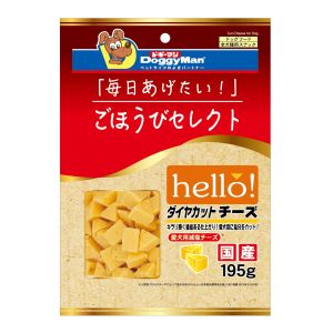 ドギーマンハヤシ DoggyMan ドギーマンハヤシ ごほうびセレクト hello ダイヤカットチーズ 195g