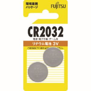 富士通 富士通 CR2032C 2B N リチウムコイン電池 CR2032 2個入