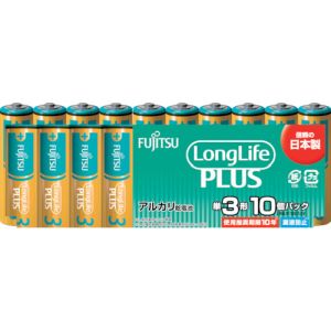 富士通 FDK 富士通 LR6LP アルカリ乾電池単3 Long Life Plus 10個パック
