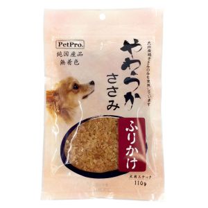 ペットプロジャパン PetPro ペットプロ 純国産やわらかささみふりかけ 110g