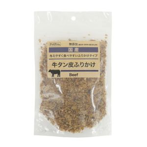 ペットプロジャパン PetPro ペットプロジャパン 国産おやつ 牛タン皮ふりかけ 85g PetPro