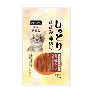 ペットプロジャパン PetPro ペットプロジャパン 国産しっとりささみ 薄切り 免疫ケア イノシシ肉入り 30g