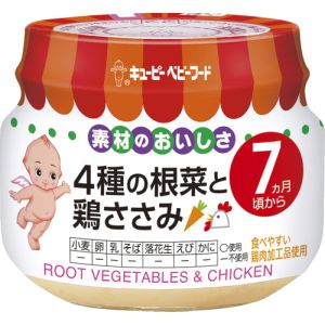 キューピー キューピー ベビーフード 4種の根菜と鶏ささみ M-74