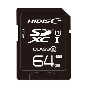 ハイディスク HI DISC ハイディスク SDXC 64GB HDSDX64GCL10UIJP3 UHS-I Ciass10 磁気研究所