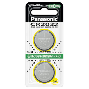 パナソニック Panasonic パナソニック Panasonic コイン形リチウム電池 2個入 CR-2032/2P