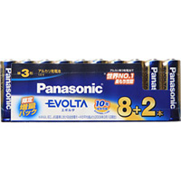 パナソニック(Panasonic) エボルタ増量乾電池 単3形 10本パック LR6EJSP/10S