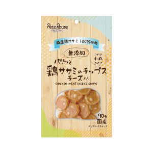 ペッツルート PetzRoute ペッツルート パリッと鶏ささみのチップス チーズ入り 90g PetzRoute