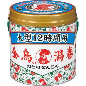 大日本除虫菊 金鳥 KINCHO 金鳥の渦巻 大型 12時間用 40巻 缶