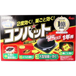 金鳥 KINCHO 金鳥 コンバット 1年用 4個入