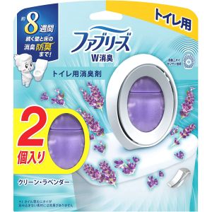 P&G P&G ファブリーズ W消臭 トイレ用消臭剤 クリーン ラベンダー 2個入