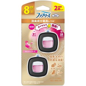 P&G P&G ファブリーズ 消臭芳香剤 車用 イージークリップ 消臭成分最高レベル フレッシュブーケ 2個パック