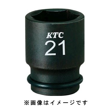 KTC 京都機械工具 KTC BP3M-21TP 9.5sq. インパクトレンチ用ソケット セミディープ薄肉 ピン リング付 21mm