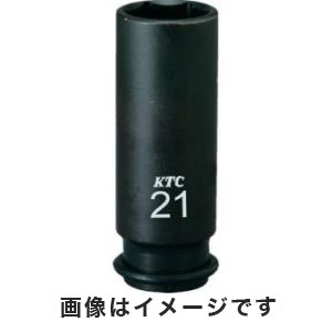 KTC 京都機械工具 KTC BP3L-19TP 9.5sq. インパクトレンチ用ソケット ディープ薄肉 ピン リング付 19mm