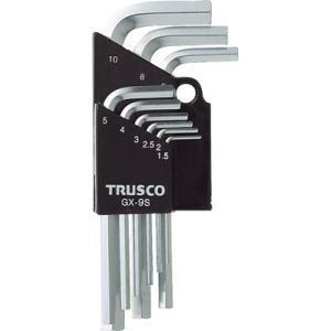 トラスコ TRUSCO トラスコ GX-9S 六角棒レンチセット 9本組 1S TRUSCO