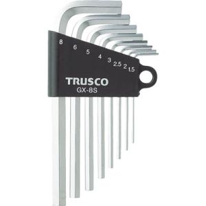 トラスコ TRUSCO トラスコ GX-8S 六角棒レンチセット 8本組 1S TRUSCO