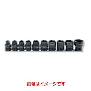 コーケン Ko-ken コーケン RS14401MS/10 1/2 12.7mm インパクト6角ショートソケット 薄肉 レールセット 10ヶ組