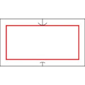 サトー SATO サトー 419999041 SP/UN01C用 共通ラベル 4 赤枠 強粘 100巻入
