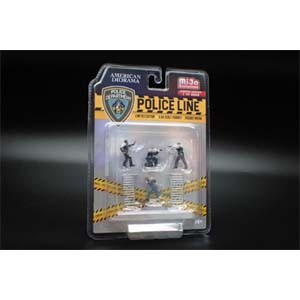 ターマックワークス Tarmac Works ターマックワークス 1/64 Figure Set - Police Line AD-76493MJ