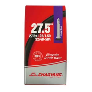 チャオヤン CHAOYANG チャオヤン 自転車 27.5×1.25-1.50 チューブ 仏式バルブ 48mm CHAOYANG