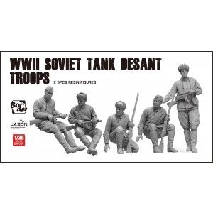 ハセガワ ハセガワ BR004 ボーダーモデル 1/35 WWII ソビエト タンク デサント トループス