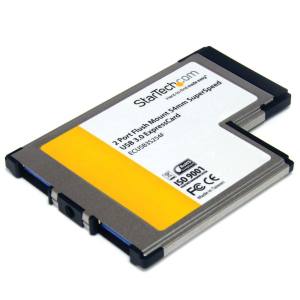 スターテックドットコム StarTech.com スターテック ECUSB3S254F 2ポート SuperSpeed USB 3.0増設用ExpressCard/54 アダプタカード