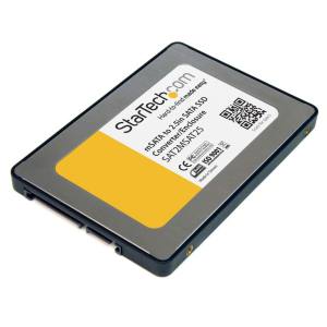 スターテックドットコム StarTech.com スターテック SAT2MSAT25 Mini SATA-2.5インチSATA変換アダプタ