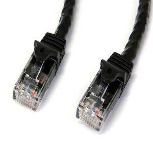 スターテックドットコム StarTech.com スターテック N6PATC15MBK 15m カテゴリー6 LANケーブル ブラック RJ45モールディングコネクタ