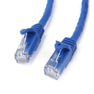 スターテックドットコム StarTech.com スターテック N6PATC10MBL 10m カテゴリー6 LANケーブル ブルー RJ45モールディングコネクタ(ツメ折れ防止カバー付き)